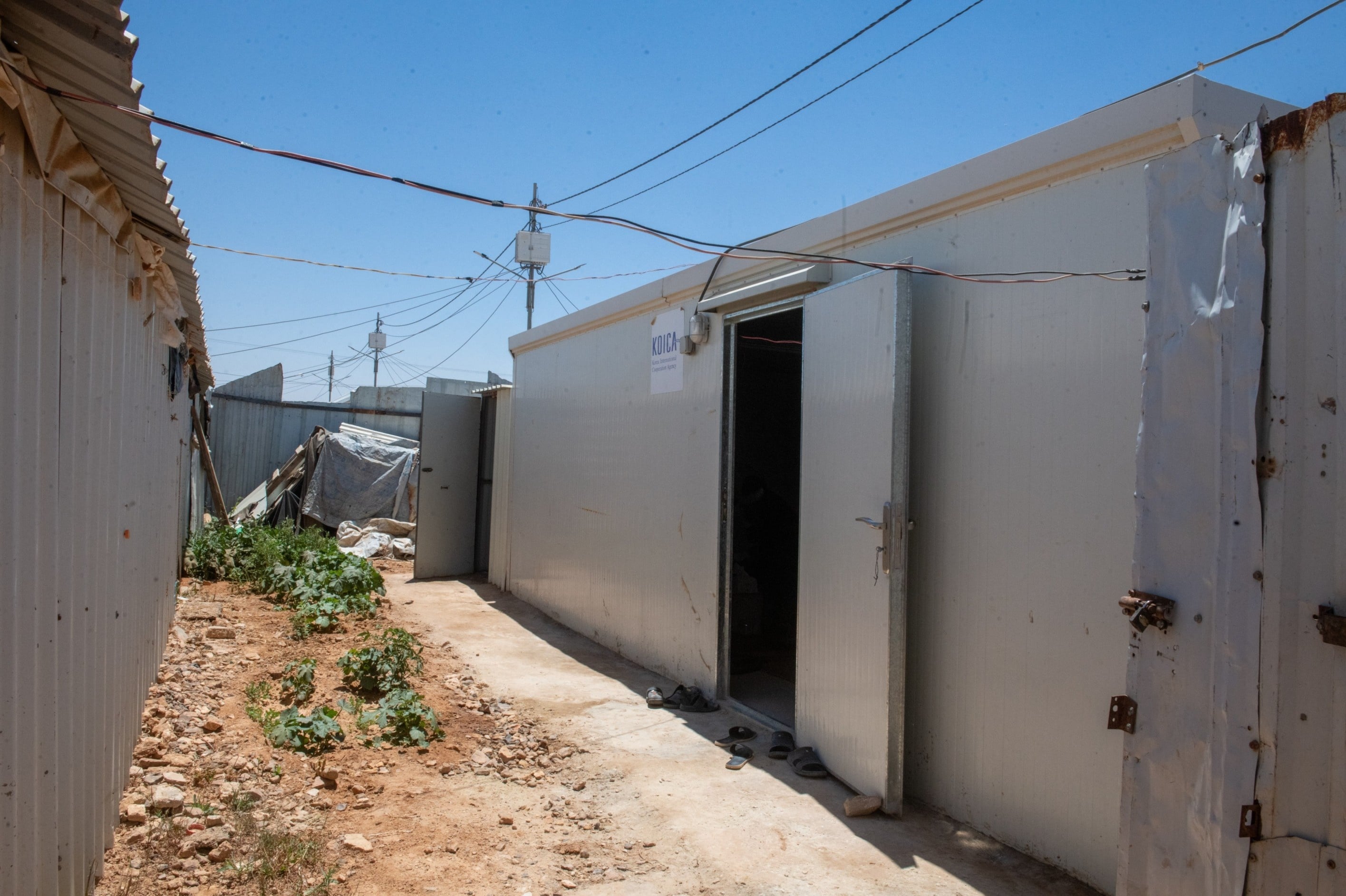 Muna shelter in Azraq