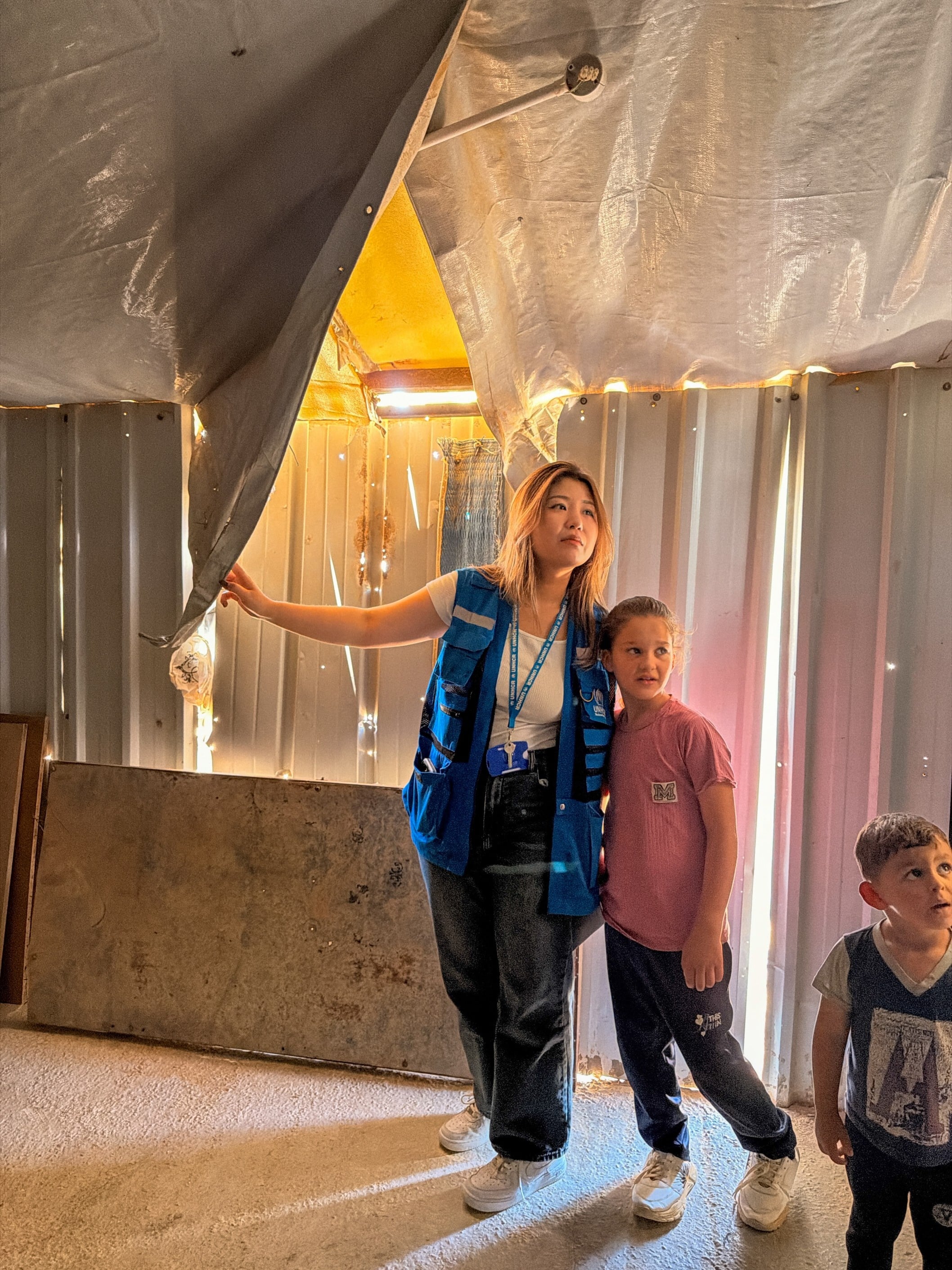 Muna shelter in Azraq