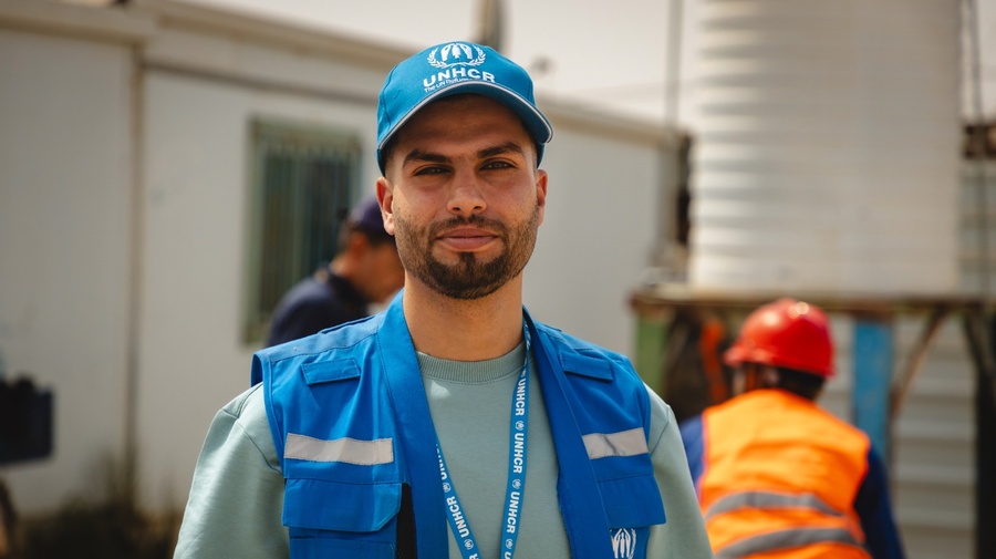 Mohammad, 27 years old, a RUNV in Zaatari Refugee Camp