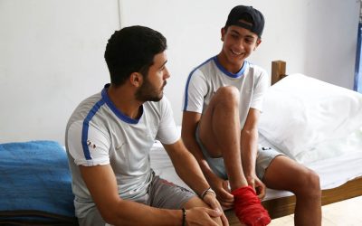 From Zaatari to Rio: Syrian refugees train to be professional football players in Brazil