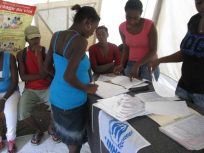 ハイチの支援を原点から：出生証明書の発行