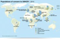 UNHCR統計報告、難民の80％を途上国が受け入れ