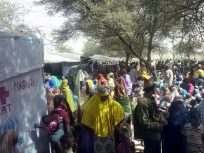 ナイジェリアからチャドへ7000人が避難