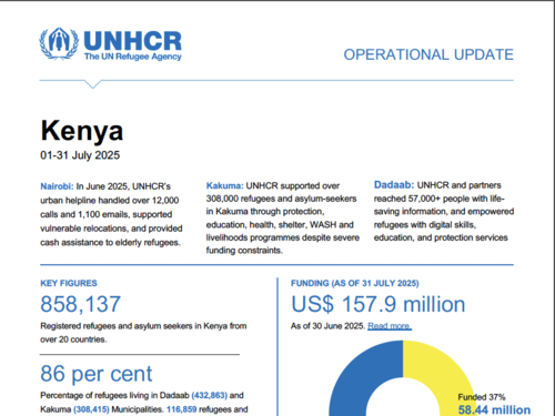 Kenya operational updates July 2025
