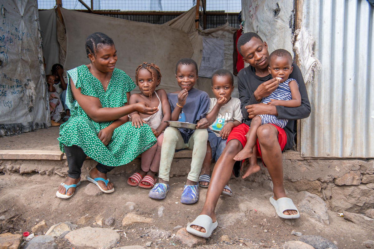 Kenya. Refugee families in Kakuma struggle to cope with food shortages