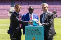 The FC Barcelona Foundation and UNHCR Launch Campaign in Support of Refugee Children