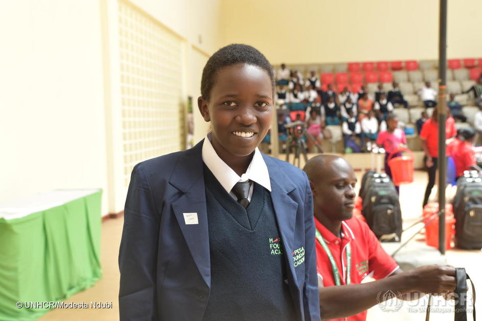 Kenya. Refugees join the Prestigious M-PESA Foundation Academy in Thika Town