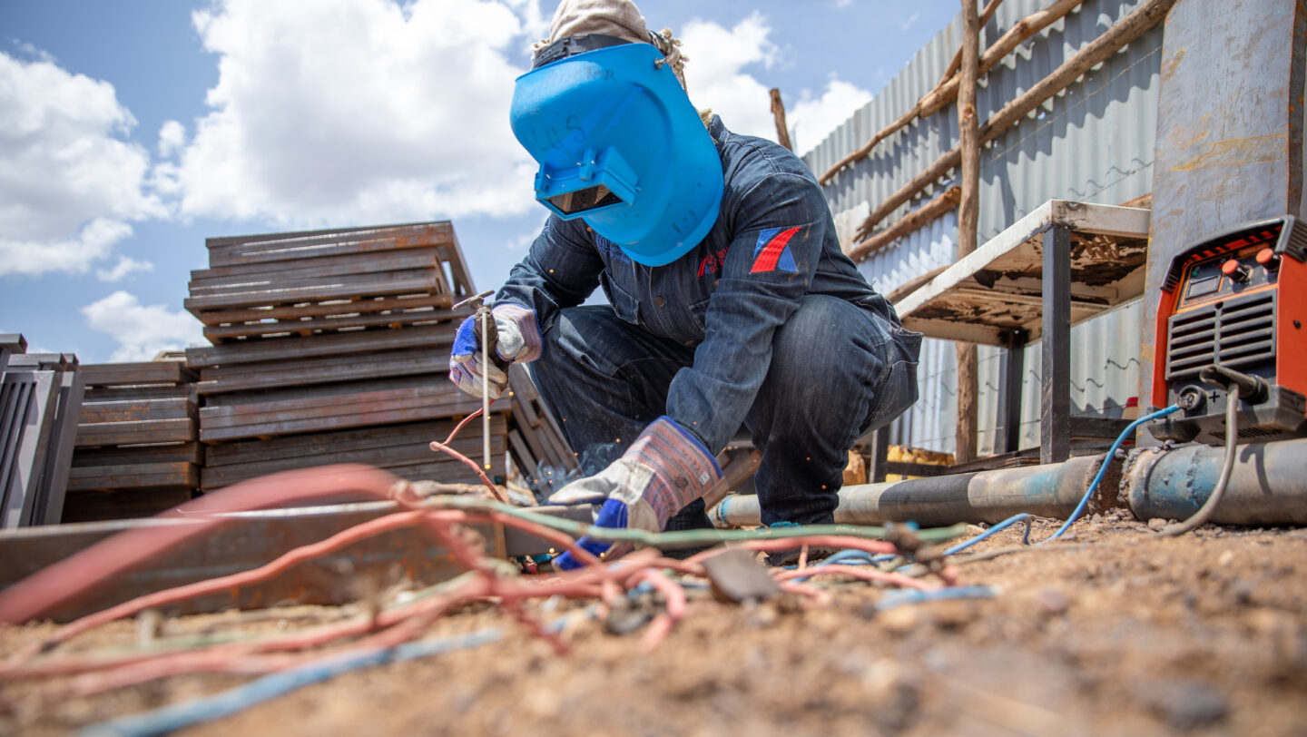 Mariam decided to chart a different path than most women would. She is now a well known welder and welding instructor in Kakuma refugee camp.