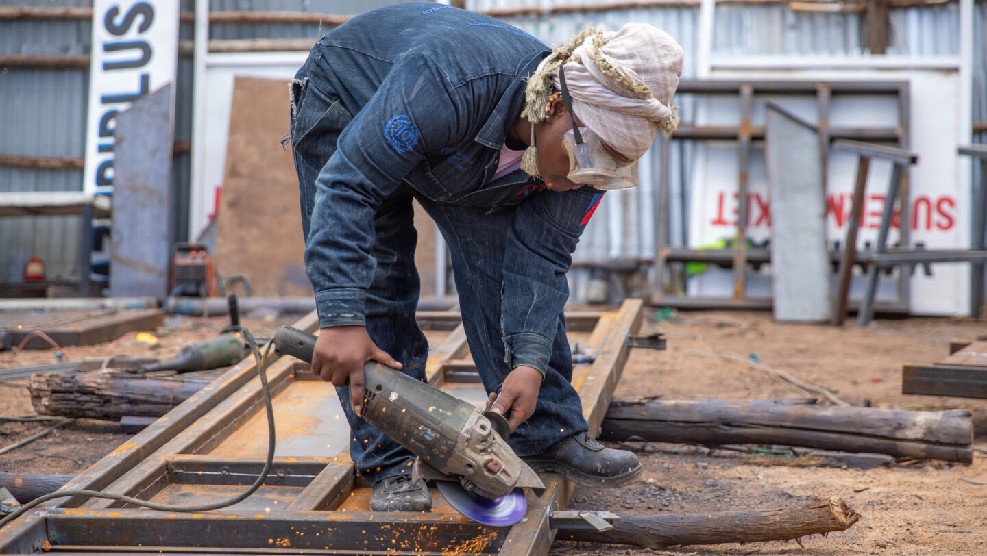 Mariam decided to chart a different path than most women would. She is now a well known welder and welding instructor in Kakuma refugee camp.