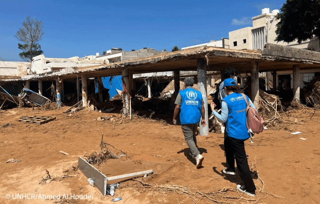 리비아 홍수 긴급구호