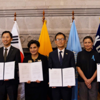 The new UNHCR and KOICA cooperation project, supported by the Government of Ecuador, seeks to expand access to protection, violence prevention and livelihood opportunities for displaced persons and host communities in Ecuador.