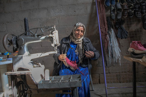 Syria. From Needles to New Beginnings: Hanan's Journey Through Hardship in rural Deir-ez-Zor