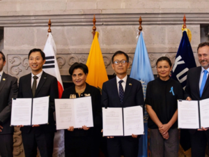 The new UNHCR and KOICA cooperation project, supported by the Government of Ecuador, seeks to expand access to protection, violence prevention and livelihood opportunities for displaced persons and host communities in Ecuador.