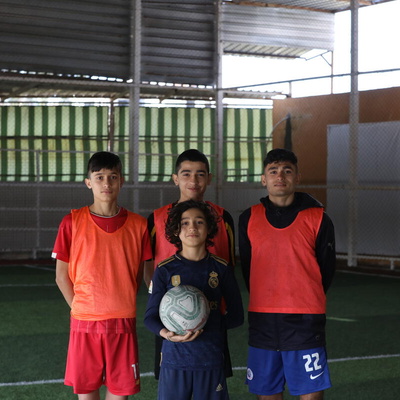 Lebanon. Syrian brothers are a team on the football field and at home