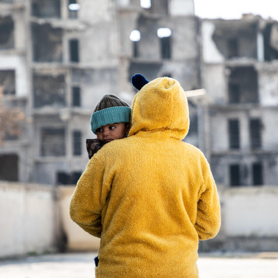 Syria. UNHCR provides assistance to earthquake-affected people in Aleppo
