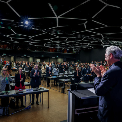 Switzerland. Final plenary and closing ceremony on day three of the Global Refugee Forum 2023