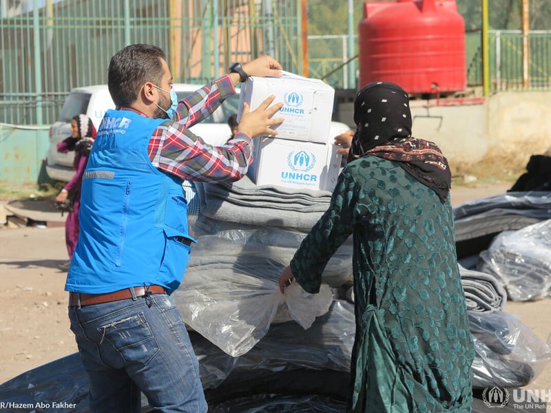 Syria. Essential items distributed for winter