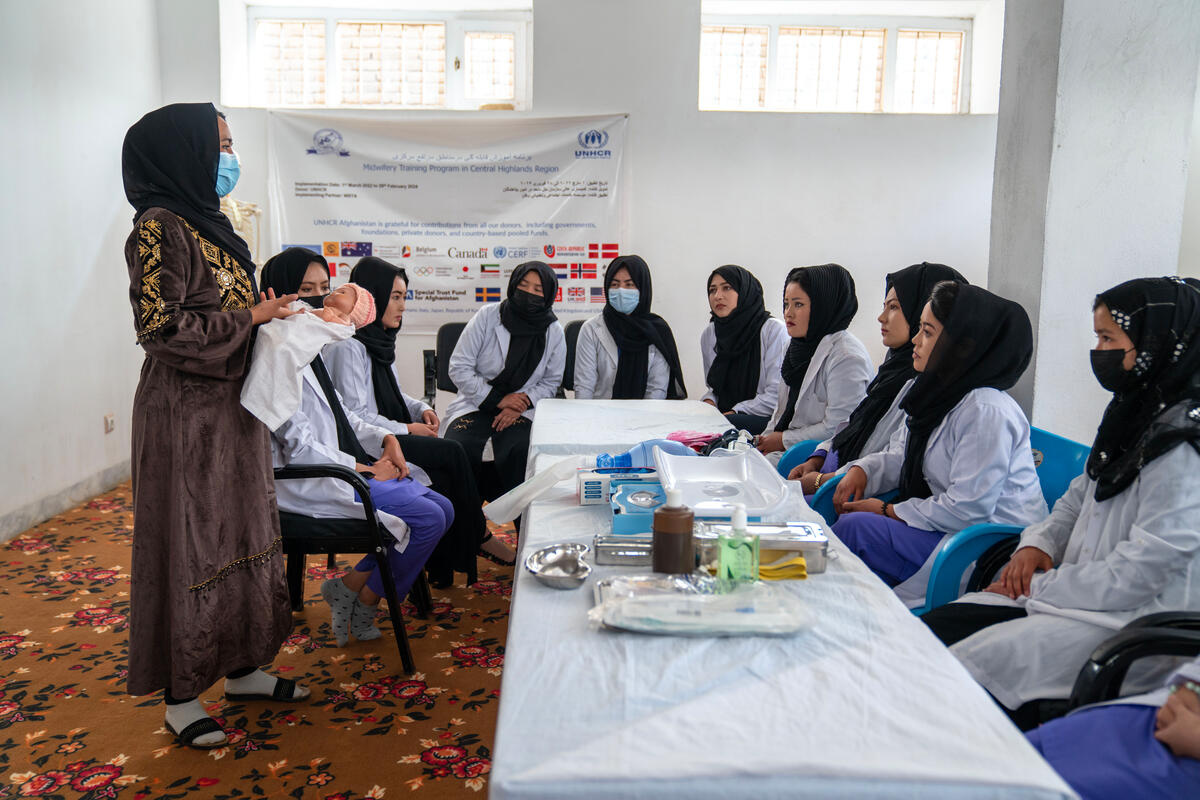 Midwifery training programme in Central Highlands Region, Bamyan Province Afghanistan.