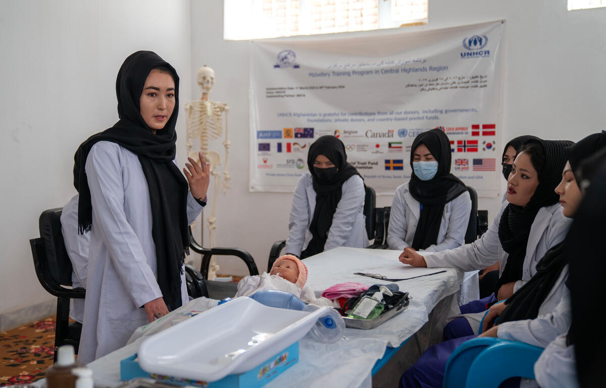Midwifery training programme in Central Highlands Region, Bamyan Province Afghanistan.