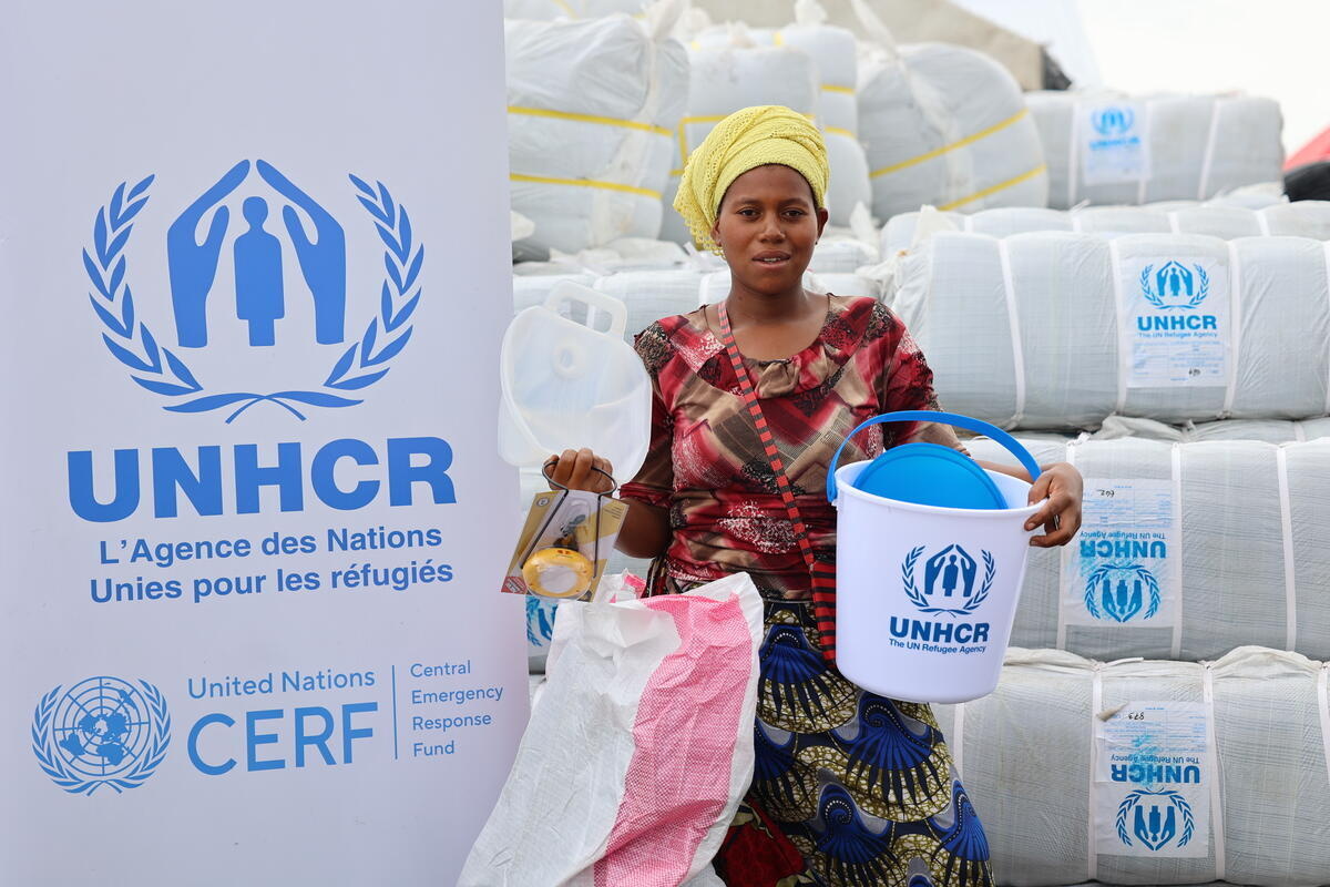 Democratic Republic of the Congo. UNHCR alleviates the suffering of over 121,500 victims of armed conflict through the distribution of essential household kits in North Kivu