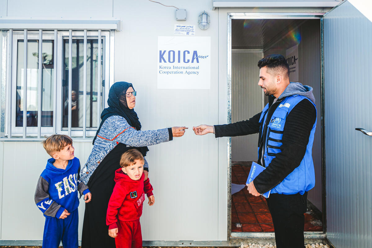 Jordan. The Korea International Cooperation Agency (KOICA) funds the Shelter Support Project at Zaatari Refugee Camp.