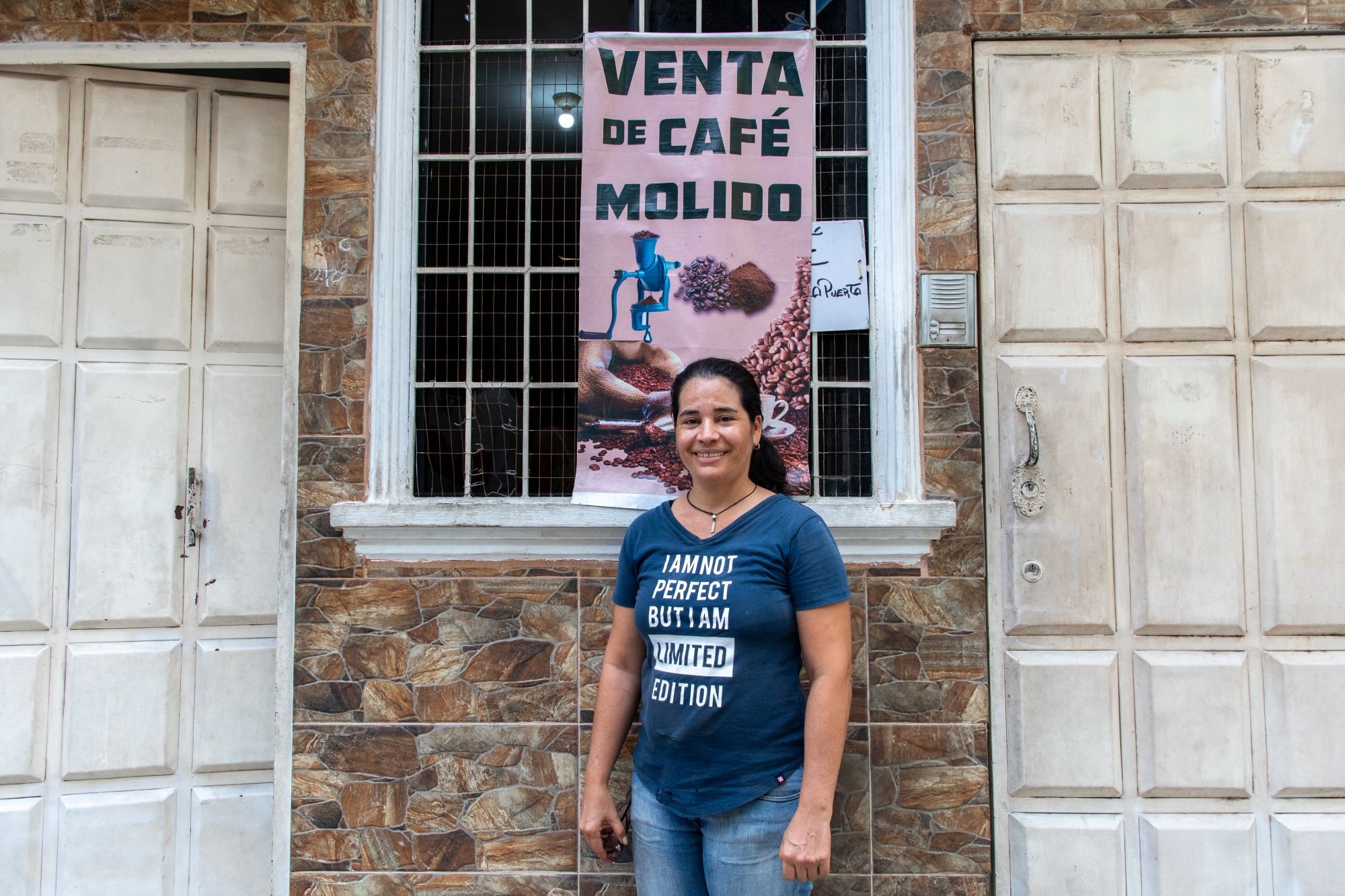 Ecuador. Lessny builds a new future for herself and her family with each bag of coffee she prepares for Ecuadorian customers
