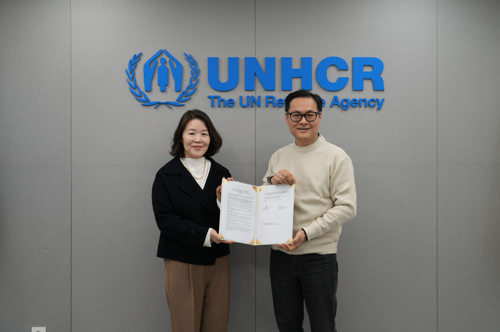 유엔난민기구 아이디어스 협약식