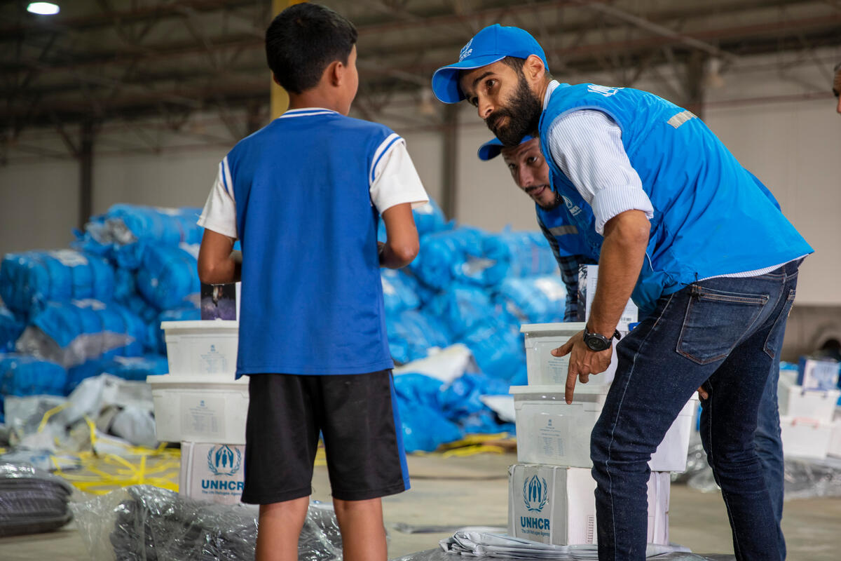 Libya. UNHCR distributes emergency aid to thousands of flood-affected
