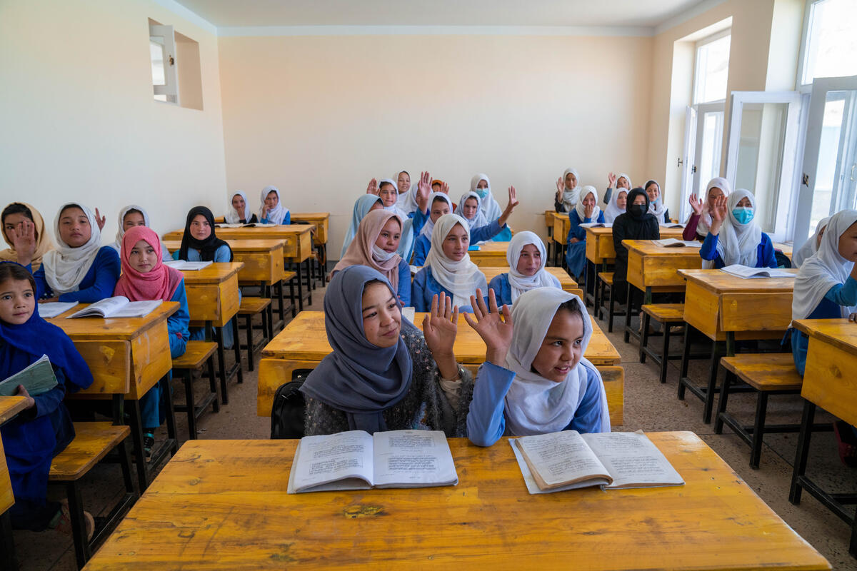 UNHCR and Japanese Funding Transform Dasht-e-Essa Khan Middle School to Support Growing Afghan Community.