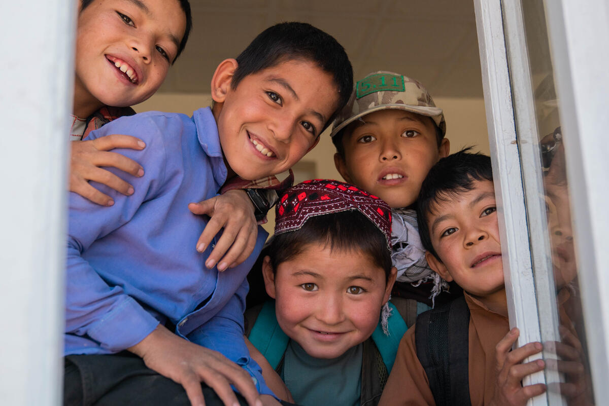 UNHCR and Japanese Funding Transform Dasht-e-Essa Khan Middle School to Support Growing Afghan Community.