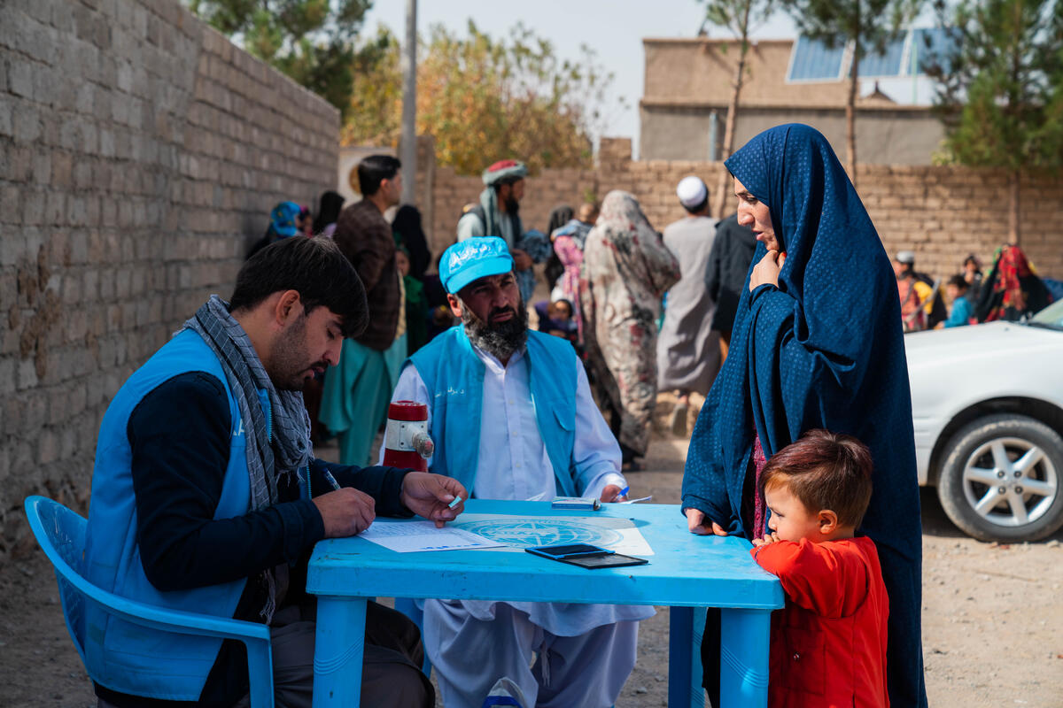 UNHCR provides vital support to 150 Families in Said Abad Village, Guzara District affected by a series of earthquakes in Herat province, western Afghanistan.