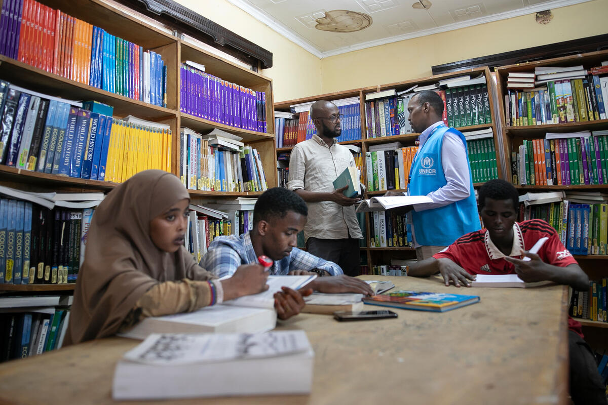 Kenya. UNHCR Nansen Refugee Award, 2023 Global Laureate, Abdullahi Mire, honoured for commitment to advancing access to education for fellow refugees