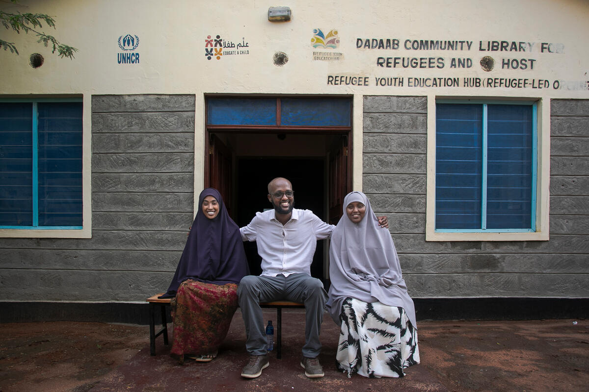 Kenya. UNHCR Nansen Refugee Award, 2023 Global Laureate, Abdullahi Mire, honoured for commitment to advancing access to education for fellow refugees