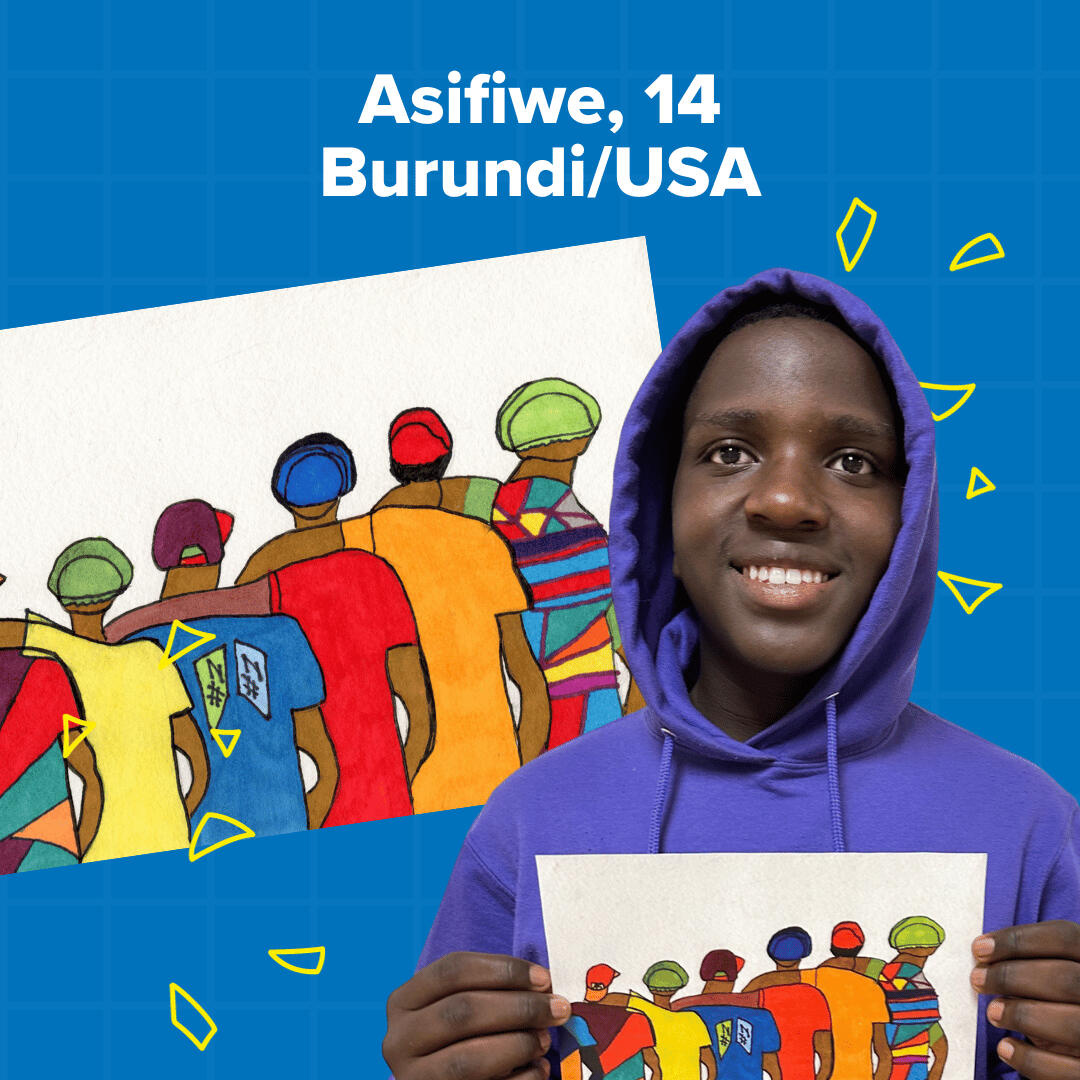 Switzerland. 2023 UNHCR x UNIQLO Youth With Refugees Art Contest