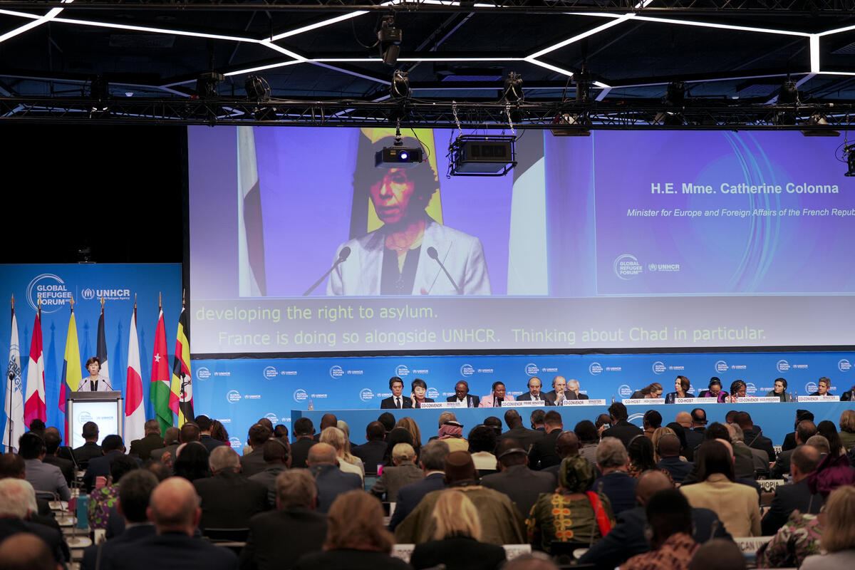 Switzerland. Opening plenary session of the Global Refugee Forum 2023