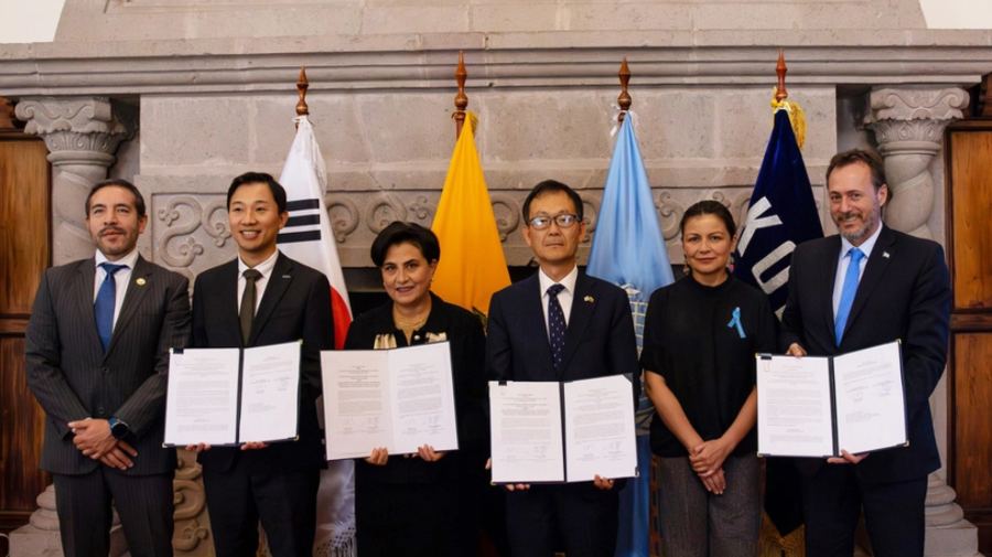 The new UNHCR and KOICA cooperation project, supported by the Government of Ecuador, seeks to expand access to protection, violence prevention and livelihood opportunities for displaced persons and host communities in Ecuador.
