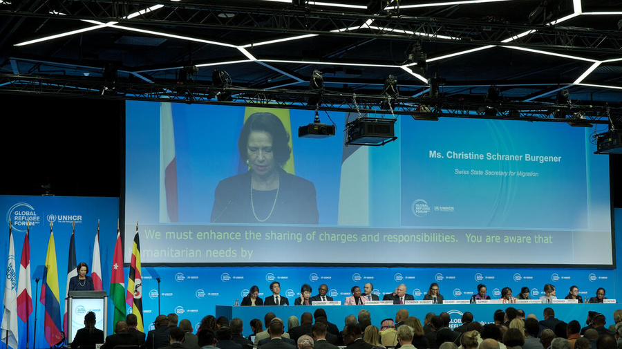 Switzerland. Opening plenary session of the Global Refugee Forum 2023