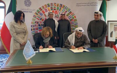 Kuwait Fund and UNHCR sign a US$ 2 million agreement to support internally displaced people in Yemen