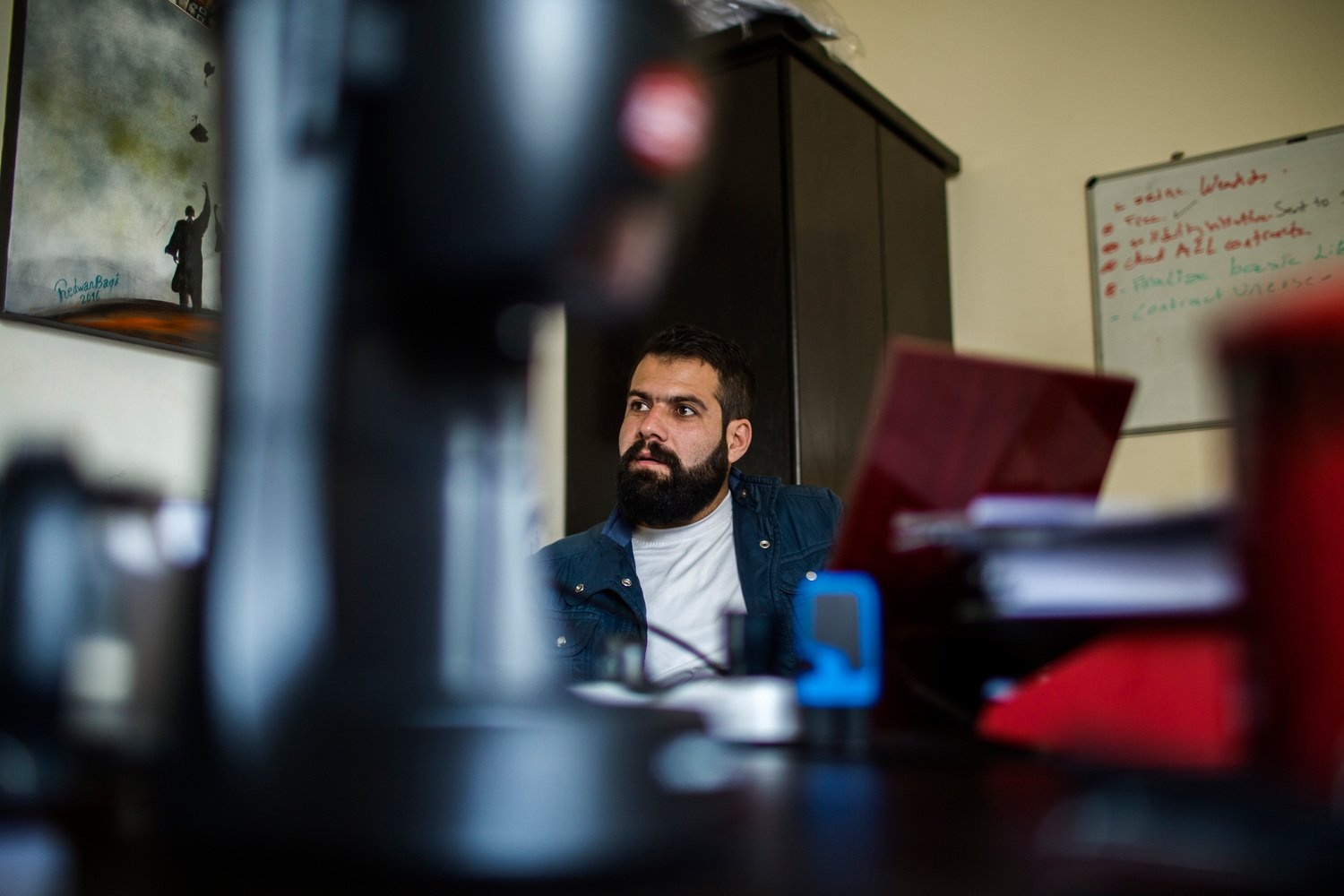 Lebanon. A day in the life of a Syrian refugee student