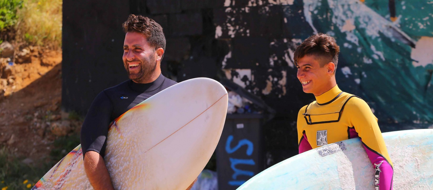 Syrian surfer finds refuge on Lebanon’s waves