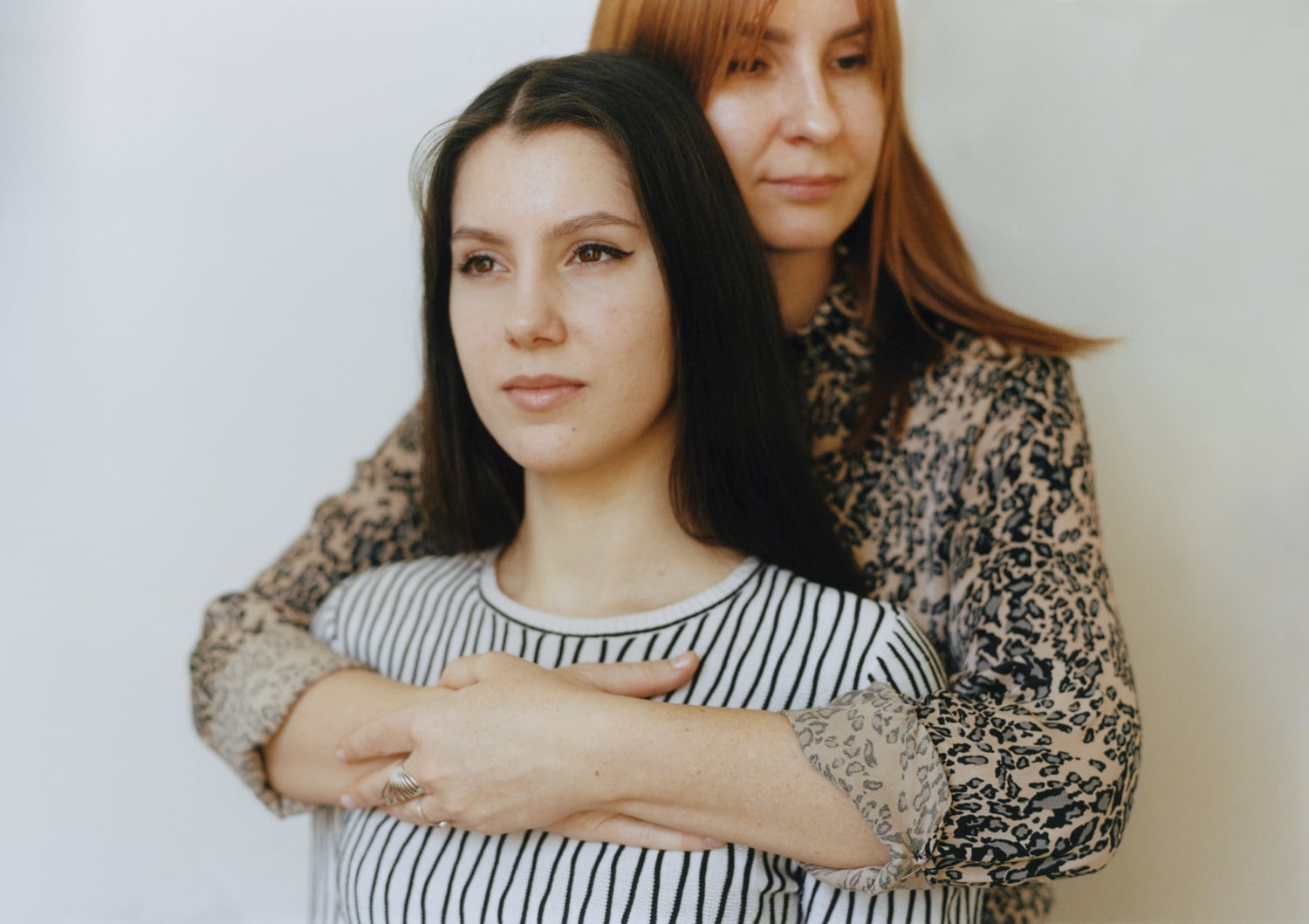 Anastasiia and her daughter. Anastasiia is a Ukrainian refugees who benefitted from the Robota Platform