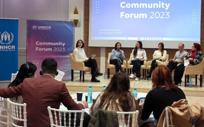 With broad participation of refugee and community-led initiatives, UNHCR launched the first Community Forum in the Republic of Moldova