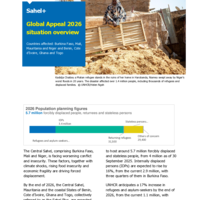 Sahel Situation overview - Global Appeal 2026