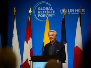 UN High Commissioner for Refugees during the closing of the Global Refugee Forum 