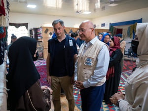 Afghanistan. UNHCR-supported carpet weaving centre creates livelihood opportunities for women