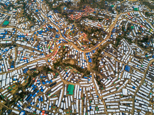 Bangladesh. Kutupalong extension site nears completion