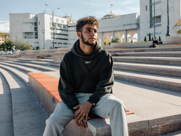 Kyrgyzstan. Samir recently recived Kyrgyz passport