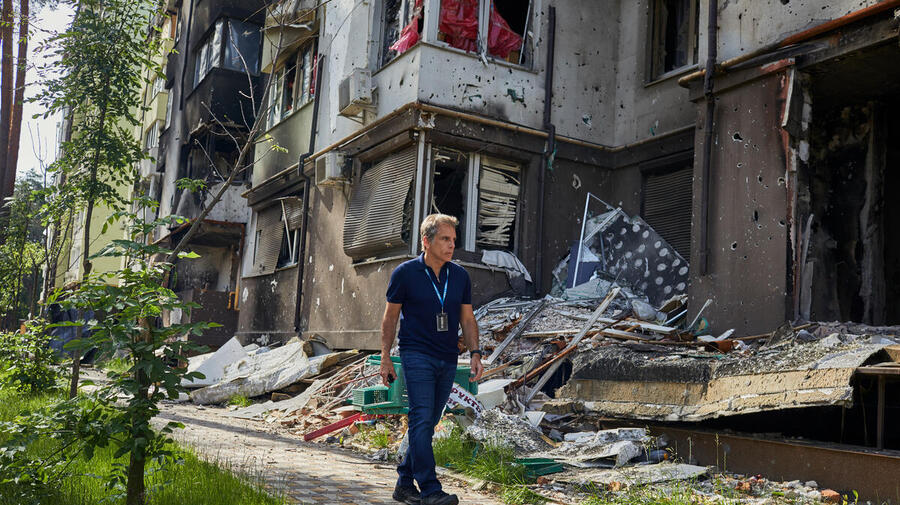 Ukraine. Visit by Goodwill Ambassador Ben Stiller