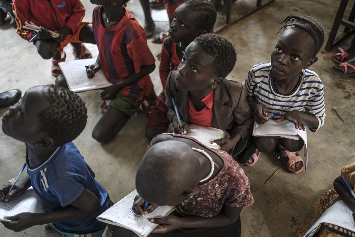 Ethiopia. Refugee teacher believes that education is the key to a brighter future in his homeland of South Sudan