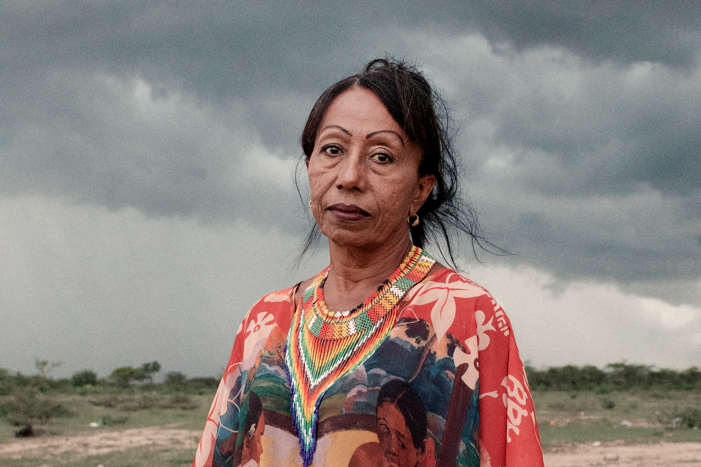 A portray of Sonia Bermúdez.